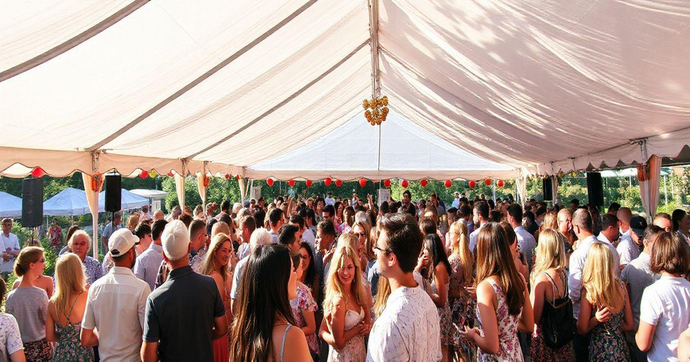 Aluguel de tendas para festas valor acessível e opções para todos os eventos