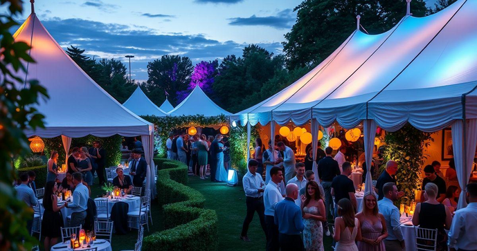 Como escolher a locação de toldos para eventos perfeitos