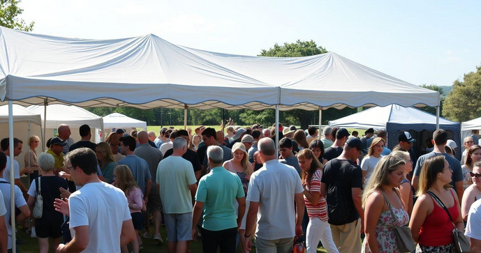 Preço de tenda para eventos: como escolher a melhor opção sem comprometer o orçamento