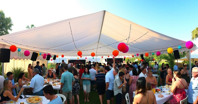 Toldo para festa aluguel é a solução ideal para eventos ao ar livre e proteção contra intempéries