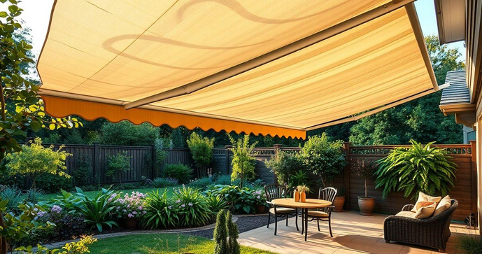 Toldo retrátil para quintal transforma seu espaço externo em um ambiente confortável e versátil