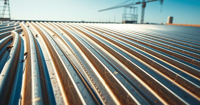 Telha ondulada de zinco é a escolha ideal para sua construção