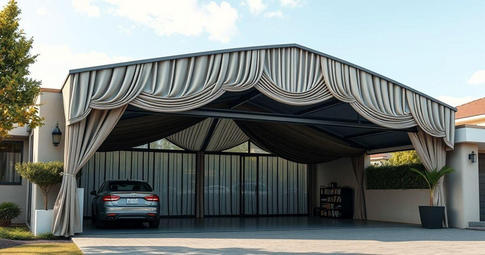 Toldo cortina para garagem é a solução ideal para proteção e estilo no seu espaço