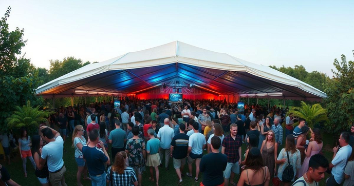 Toldo para alugar é a solução ideal para eventos e festas ao ar livre