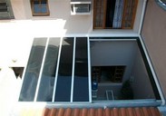telhado policarbonato transparente